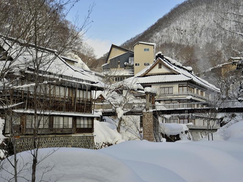 Takaragawa Onsen Ousenkaku Hotell Minakami Eksteriør bilde
