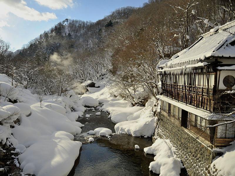 Takaragawa Onsen Ousenkaku Hotell Minakami Eksteriør bilde